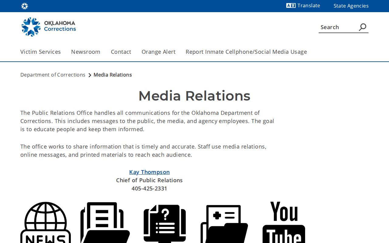 ODOC public offender photo data for Woods County released mugshot research